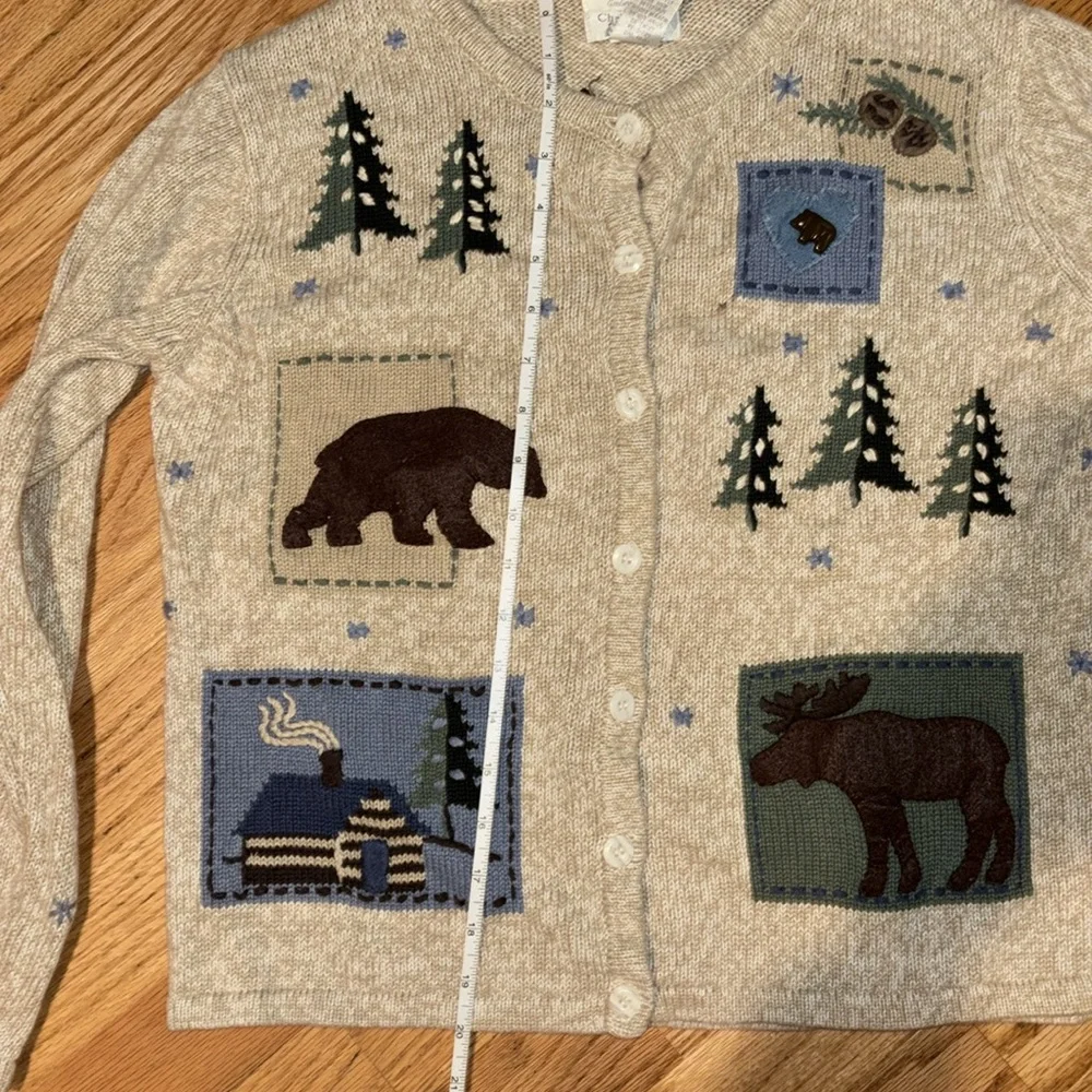 1990s vintage Christopher and Banks patchwork sweater size small rare sweater - Picture 6 of 10